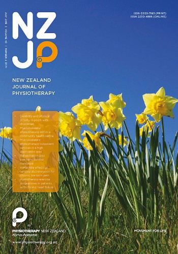 					View Vol. 43 No. 2 (2015): New Zealand Journal of Physiotherapy
				
