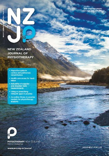 					View Vol. 46 No. 2 (2018): New Zealand Journal of Physiotherapy
				