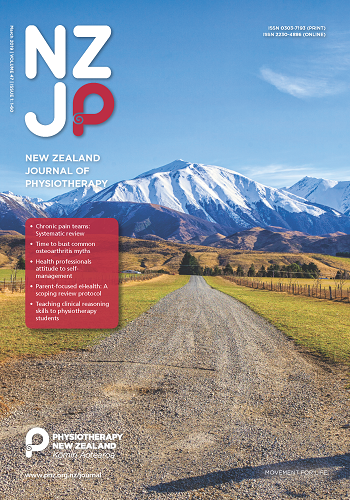 					View Vol. 47 No. 1 (2019): New Zealand Journal of Physiotherapy
				