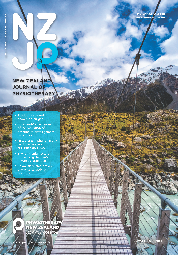 					View Vol. 47 No. 2 (2019): New Zealand Journal of Physiotherapy
				