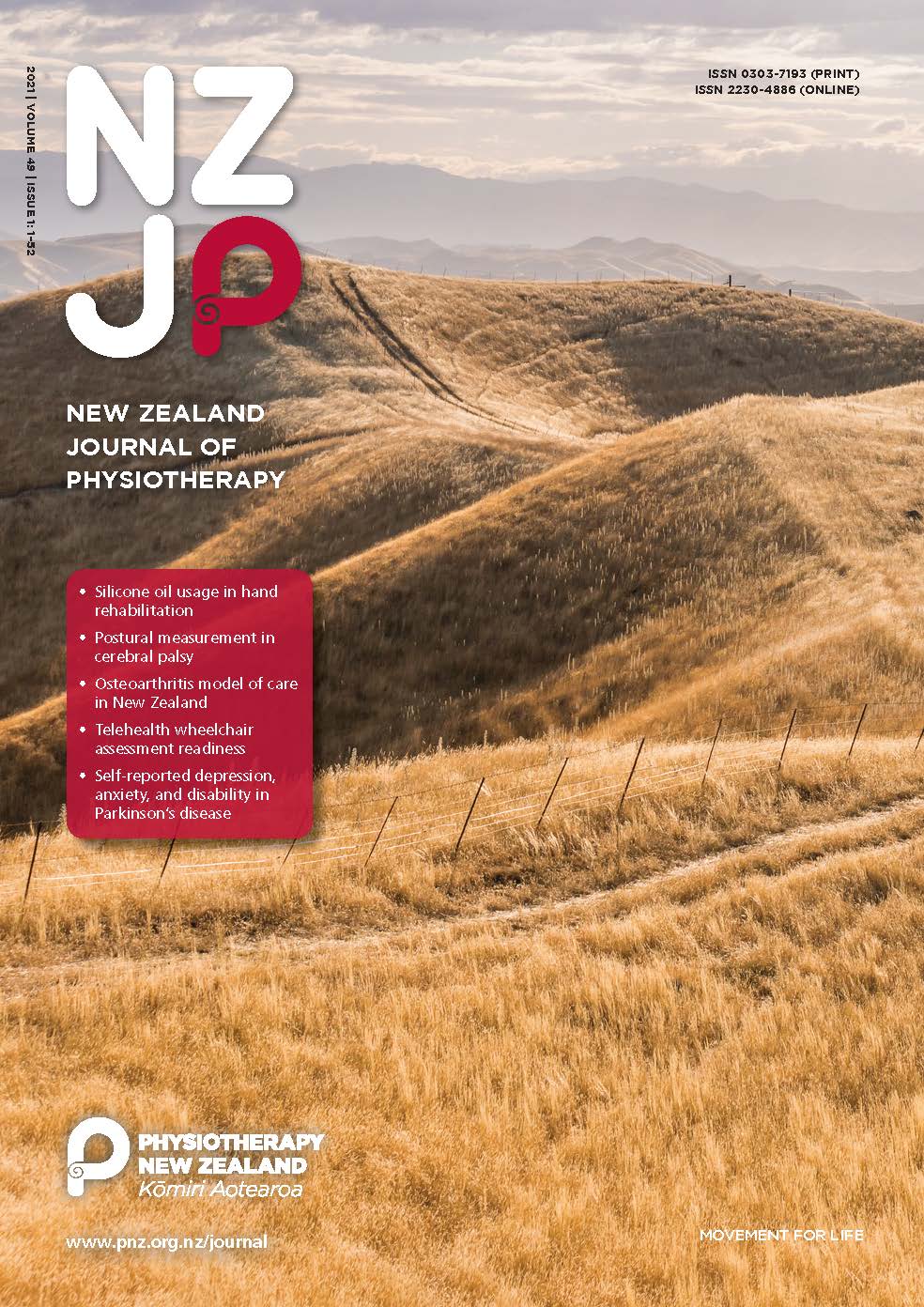 					View Vol. 49 No. 1 (2021): New Zealand Journal of Physiotherapy
				