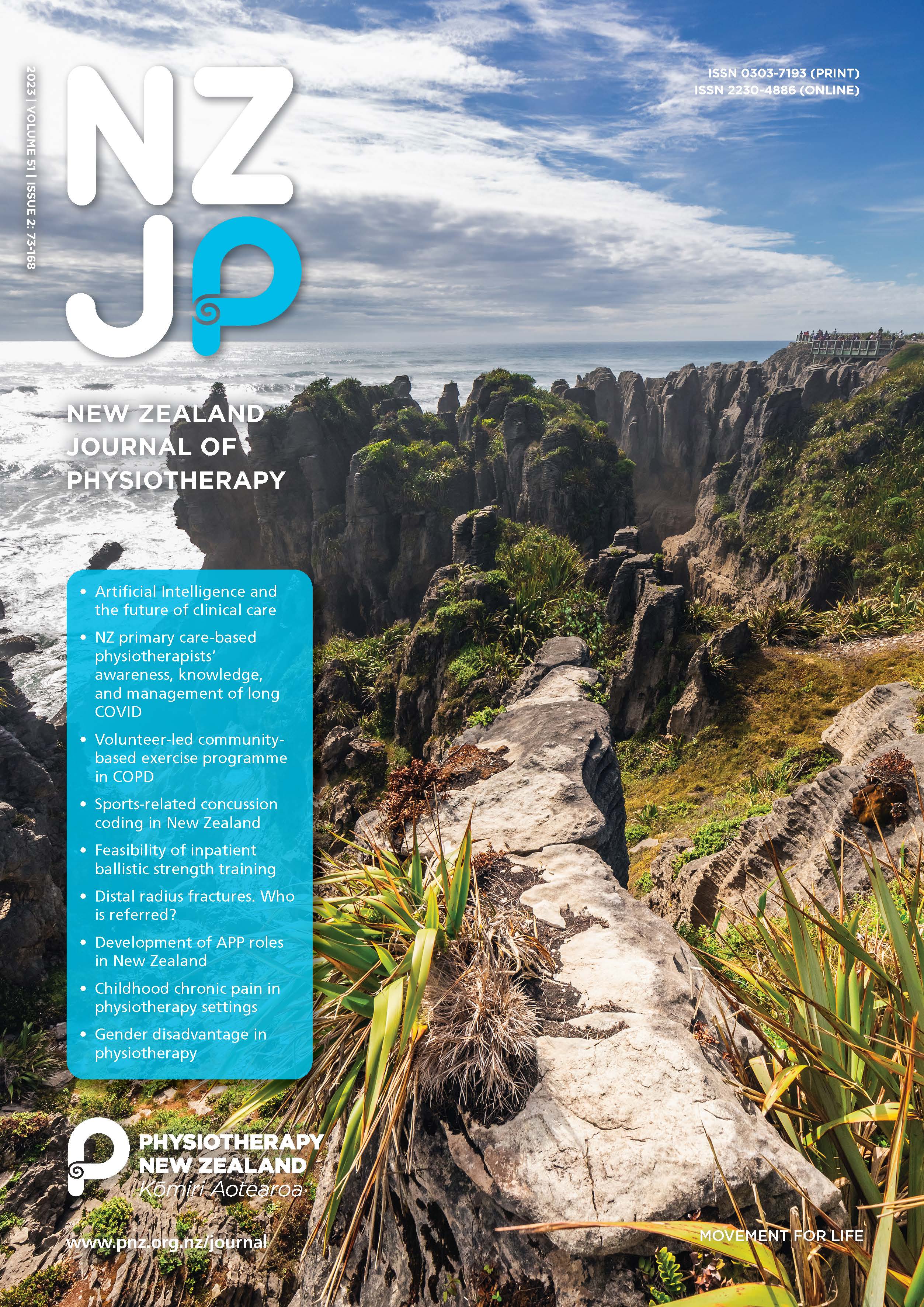 					View Vol. 51 No. 2 (2023): New Zealand Journal of Physiotherapy
				